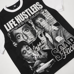 Life Hustlers Vintage Street Portrait Graphic Tee