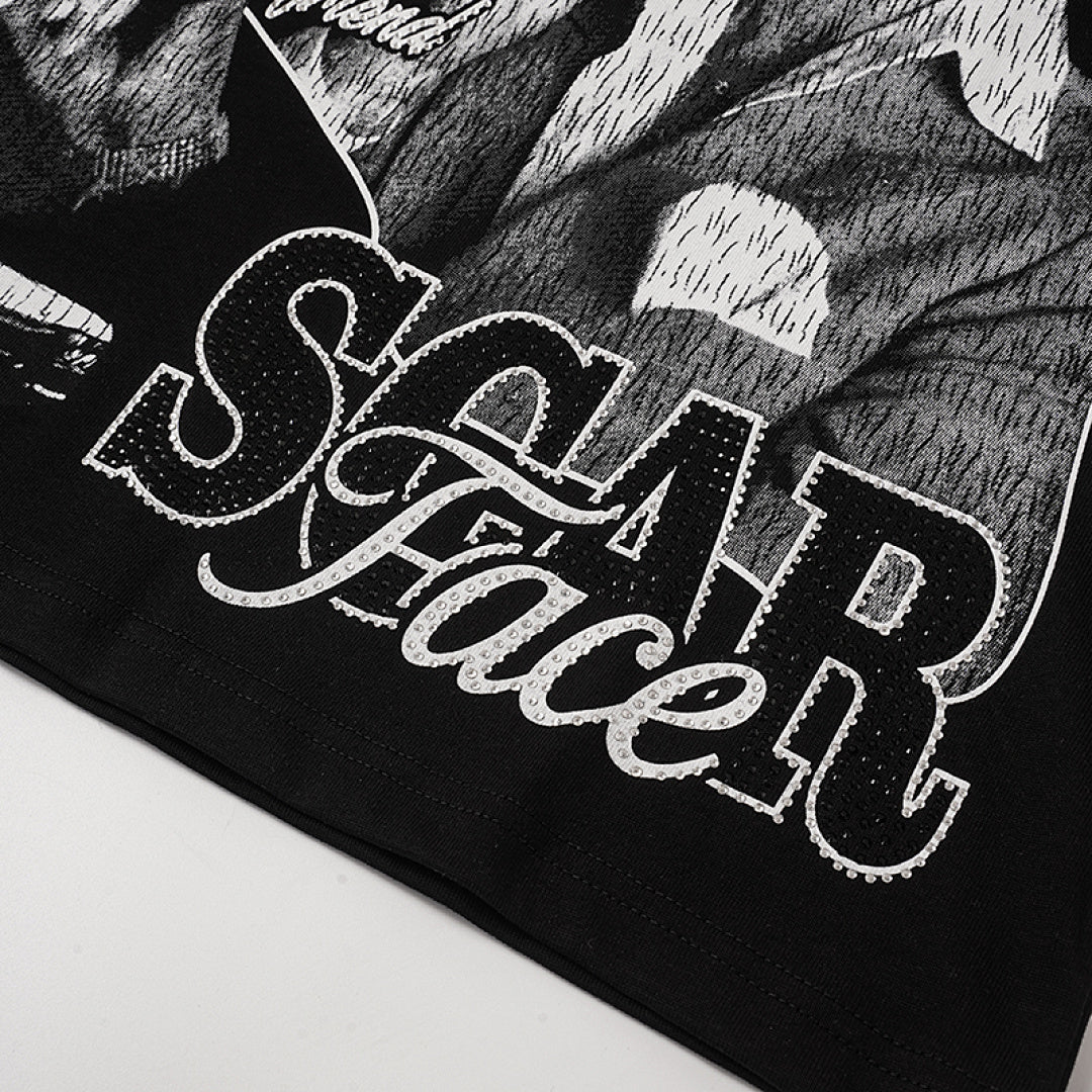 Life Hustlers Vintage Street Portrait Graphic Tee
