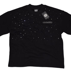 GLAZA GOD Border - T-Shirt Oversized-BLACK VOL.221