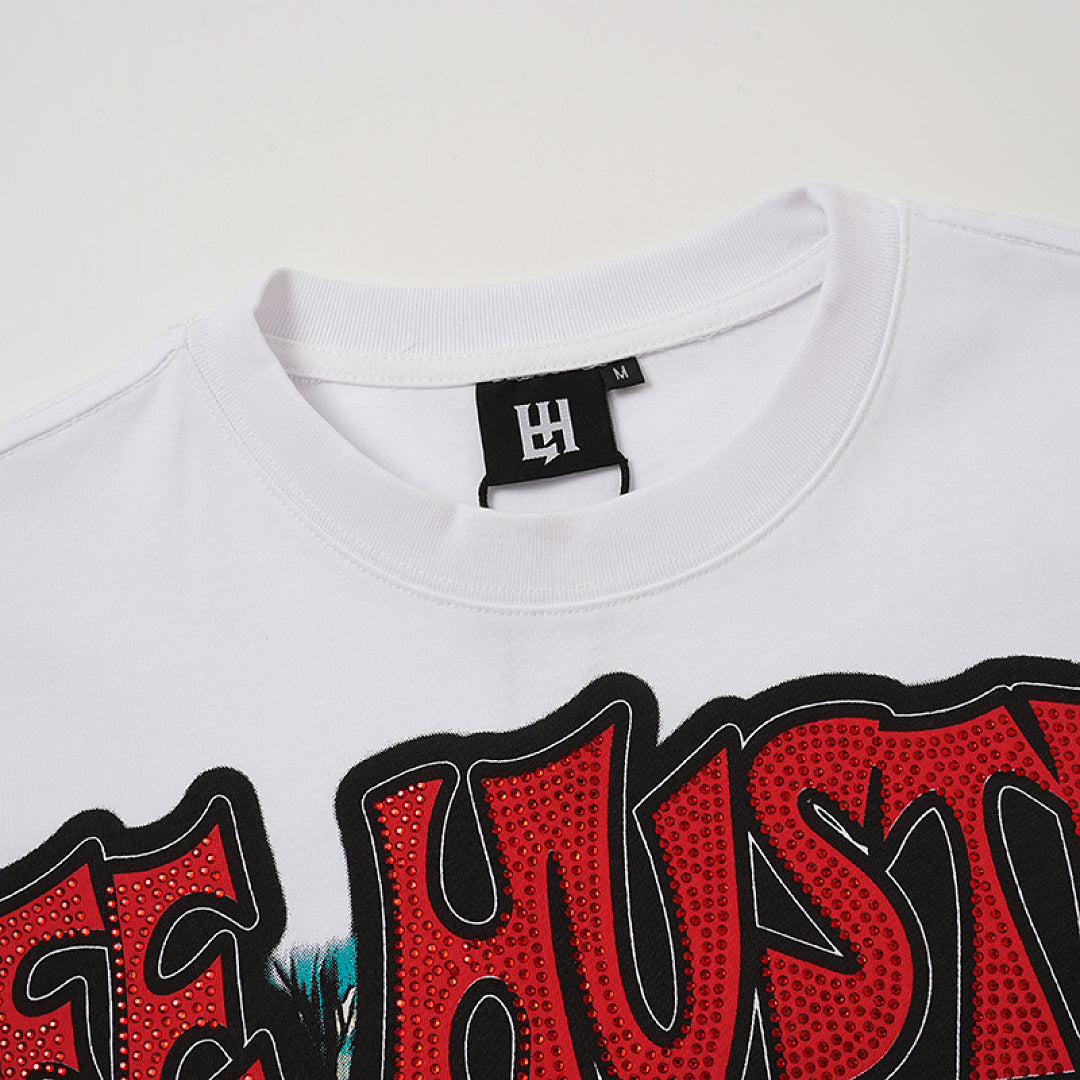 Life Hustlers Racing Machine Vintage Graphic Streetwear Tee