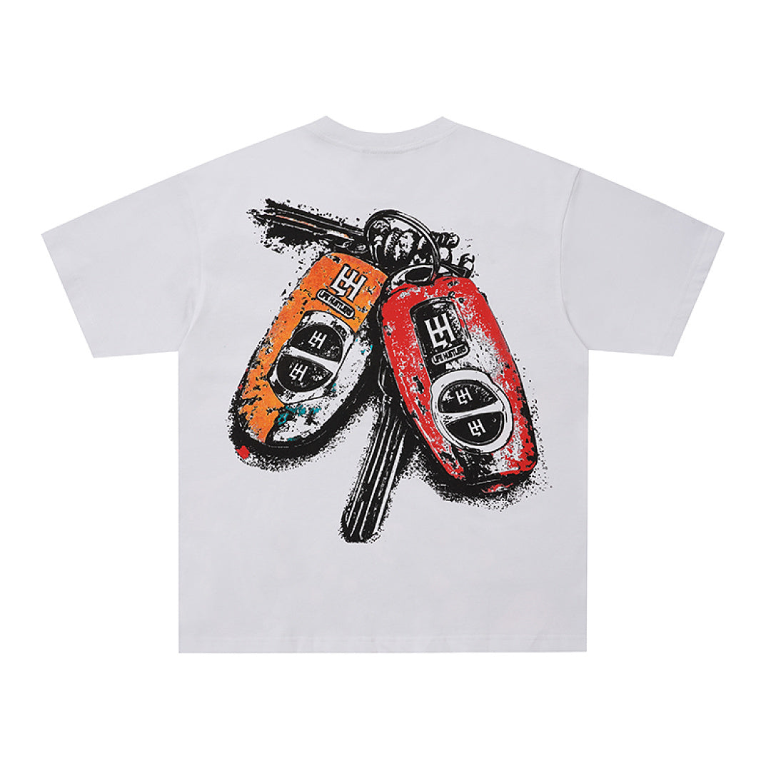 Life Hustlers Racing Machine Vintage Graphic Streetwear Tee
