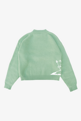 Amor Knit Sweater Matcha Green