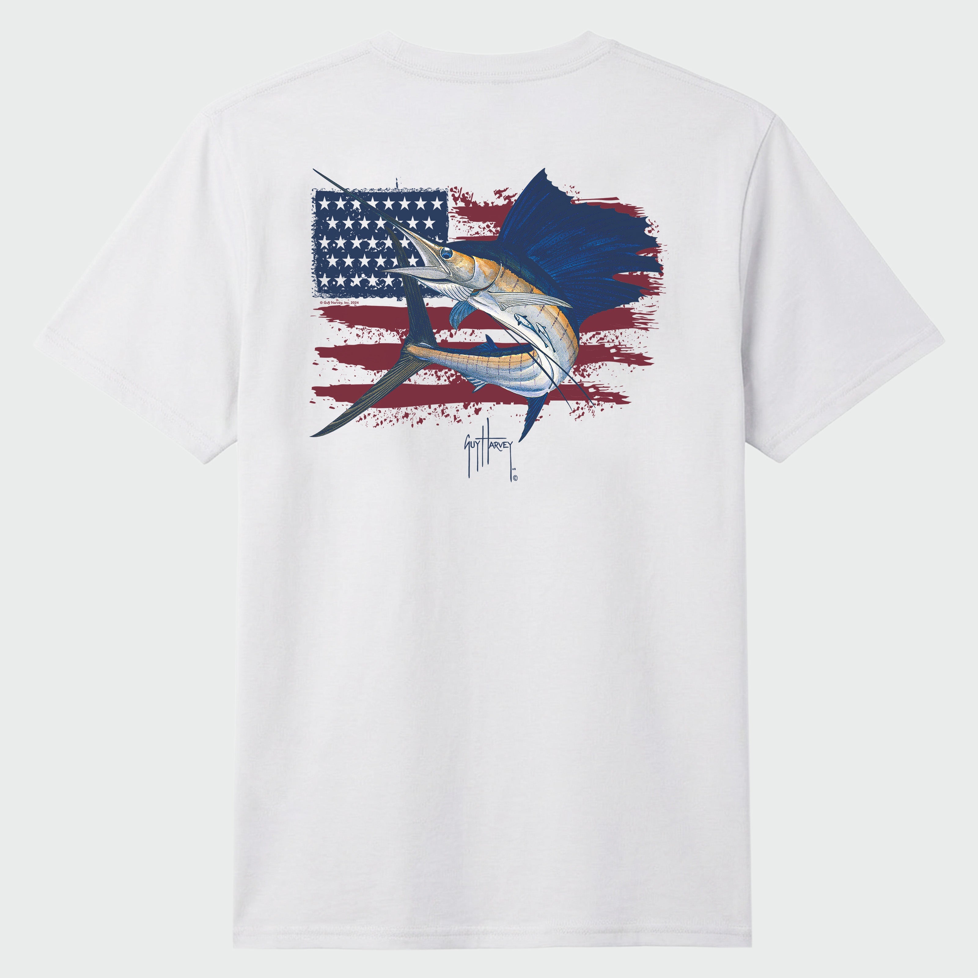 HarborLite Pocket Tee - Sail USA