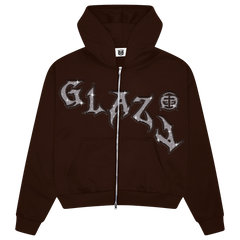 GLAZA GOD Sweatshirt Sets -BROWN