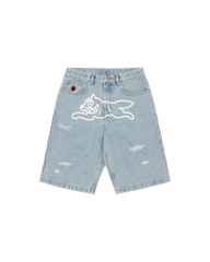 Running Dog Denim Shorts