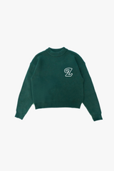 Signature Knit Sweater Forest Green