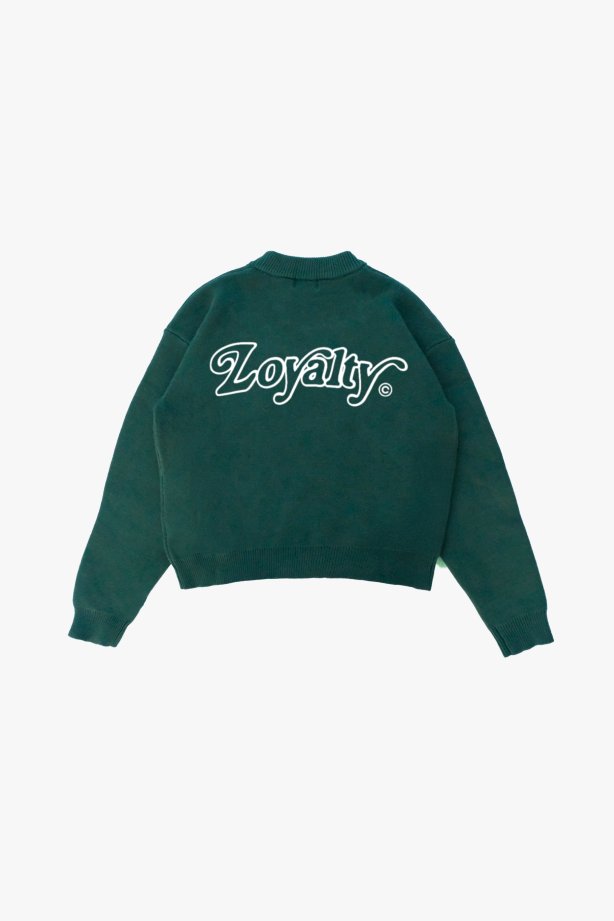 Signature Knit Sweater Forest Green