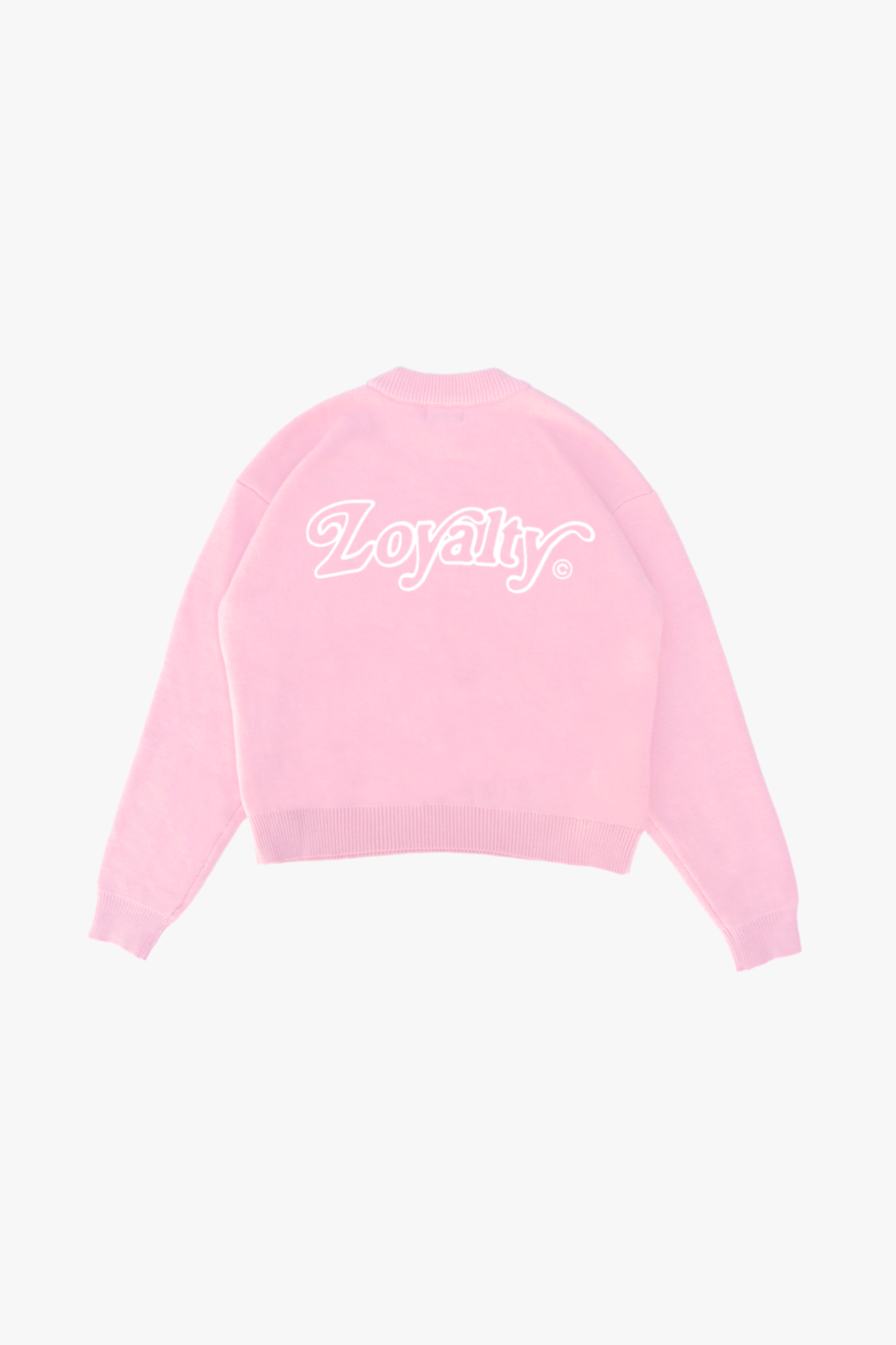 Signature Knit Sweater Sakura Pink