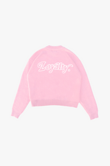 Signature Knit Sweater Sakura Pink