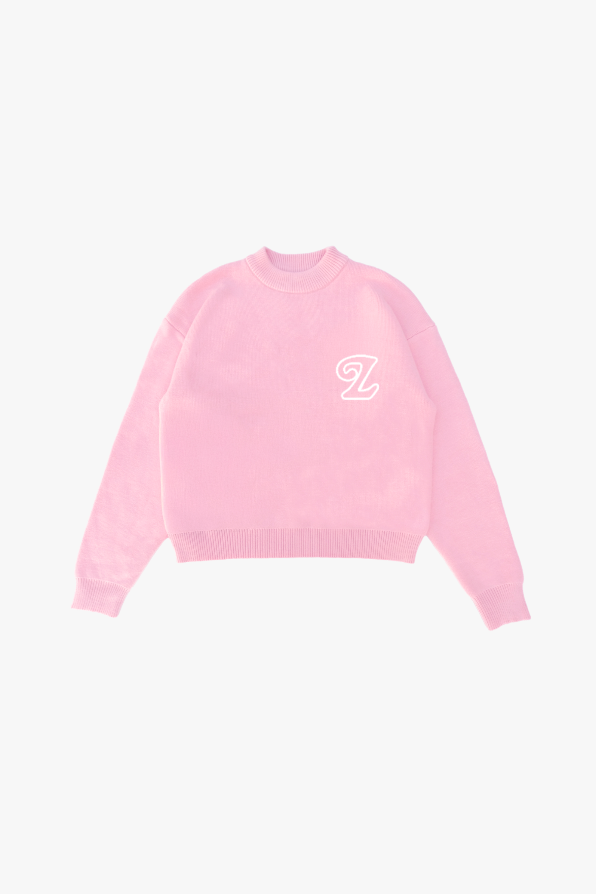 Signature Knit Sweater Sakura Pink
