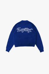 Signature Knit Sweater Ocean Blue