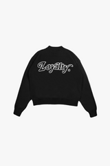 Signature Knit Sweater Space Black
