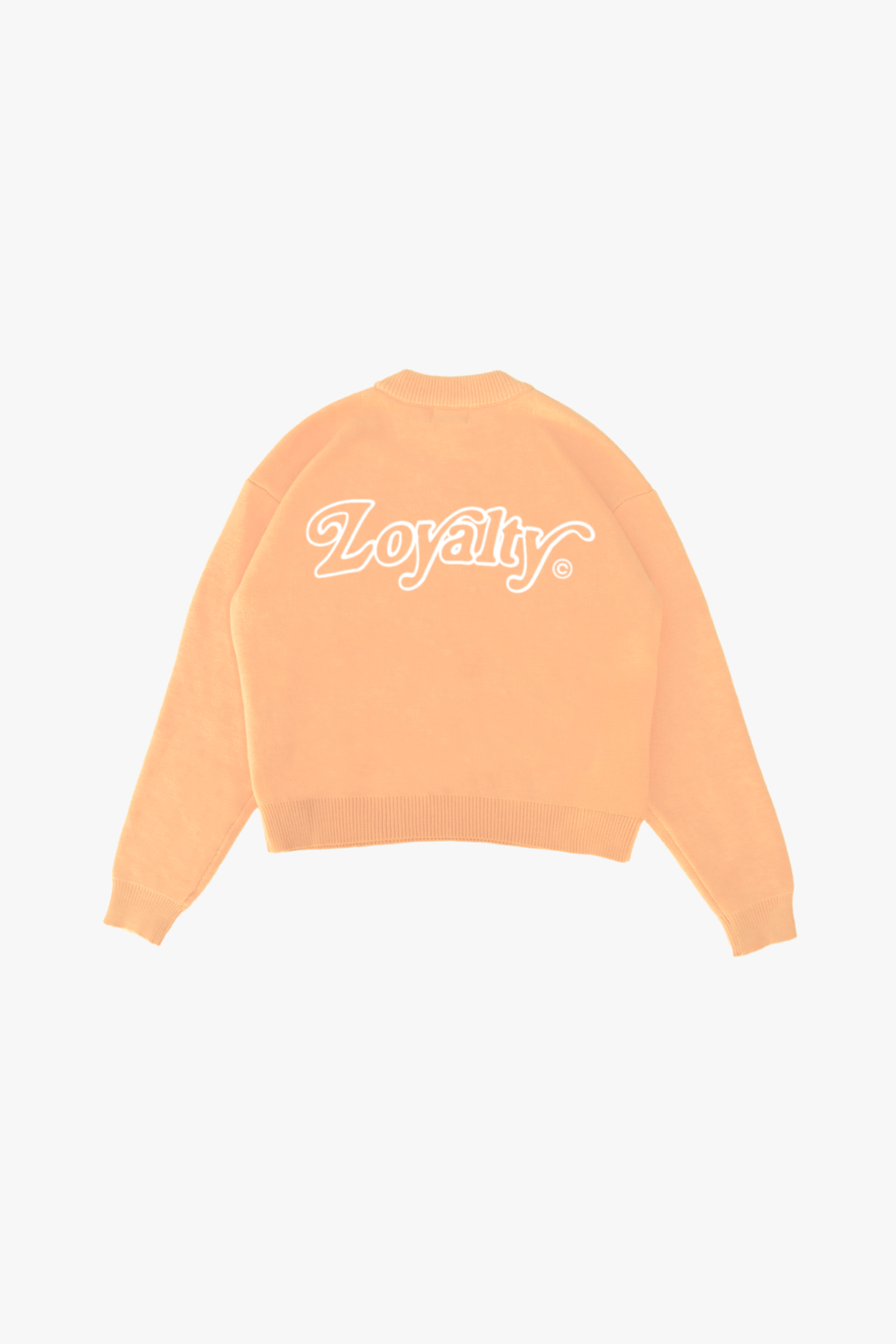 Signature Knit Sweater Orange