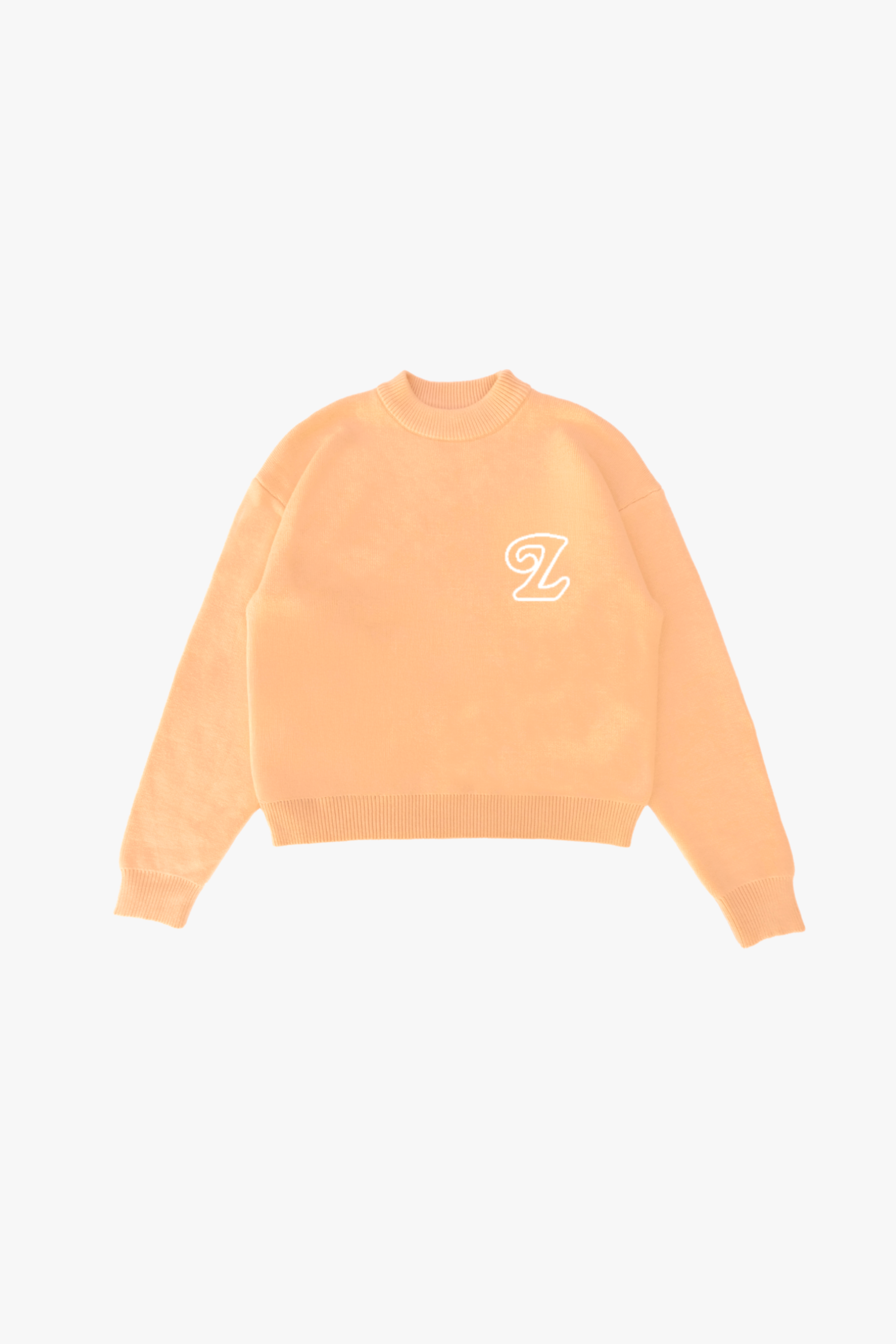 Signature Knit Sweater Orange