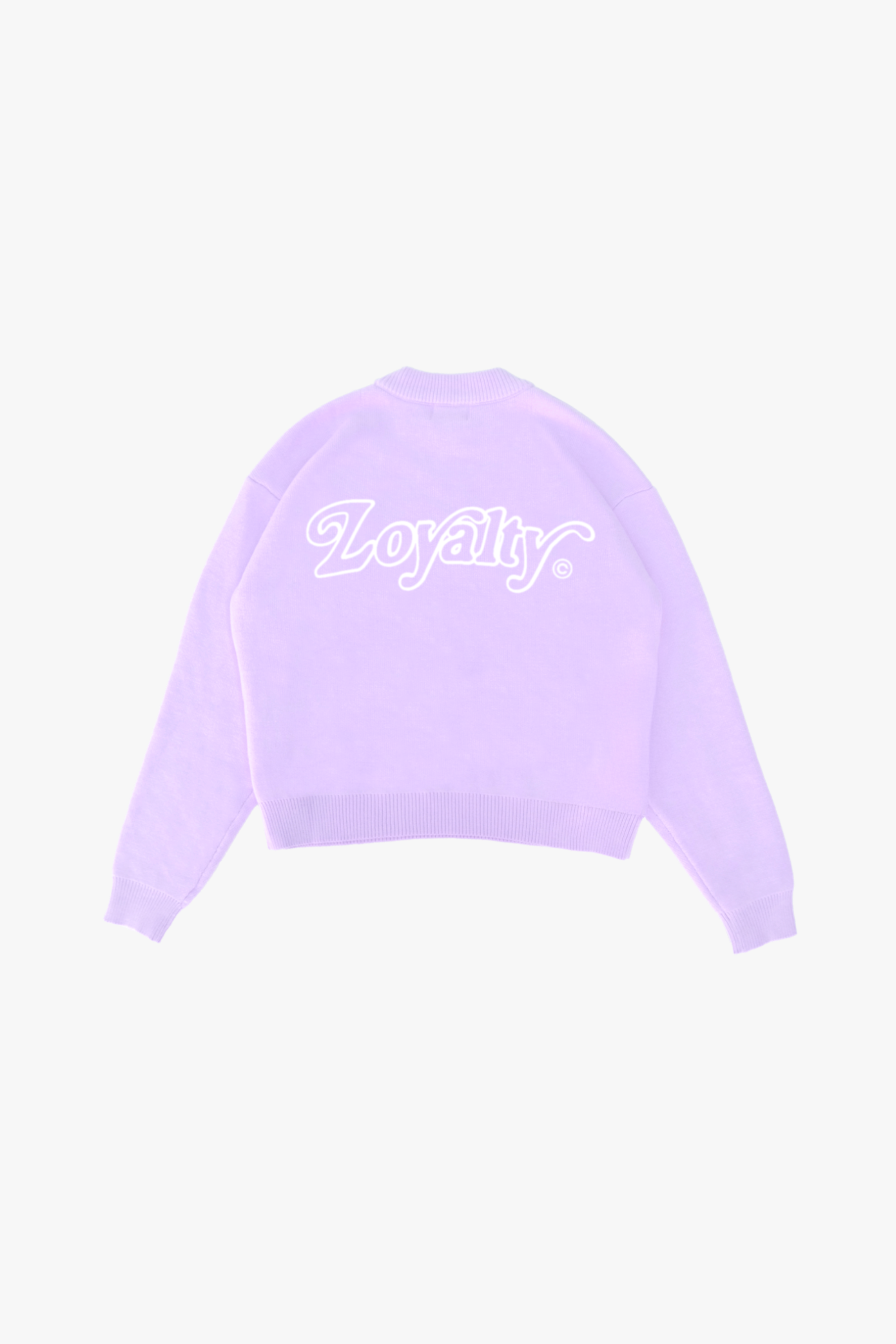 Signature Knit Sweater Lavendel