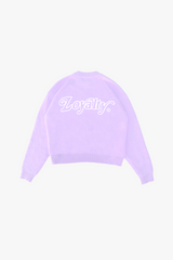 Signature Knit Sweater Lavendel