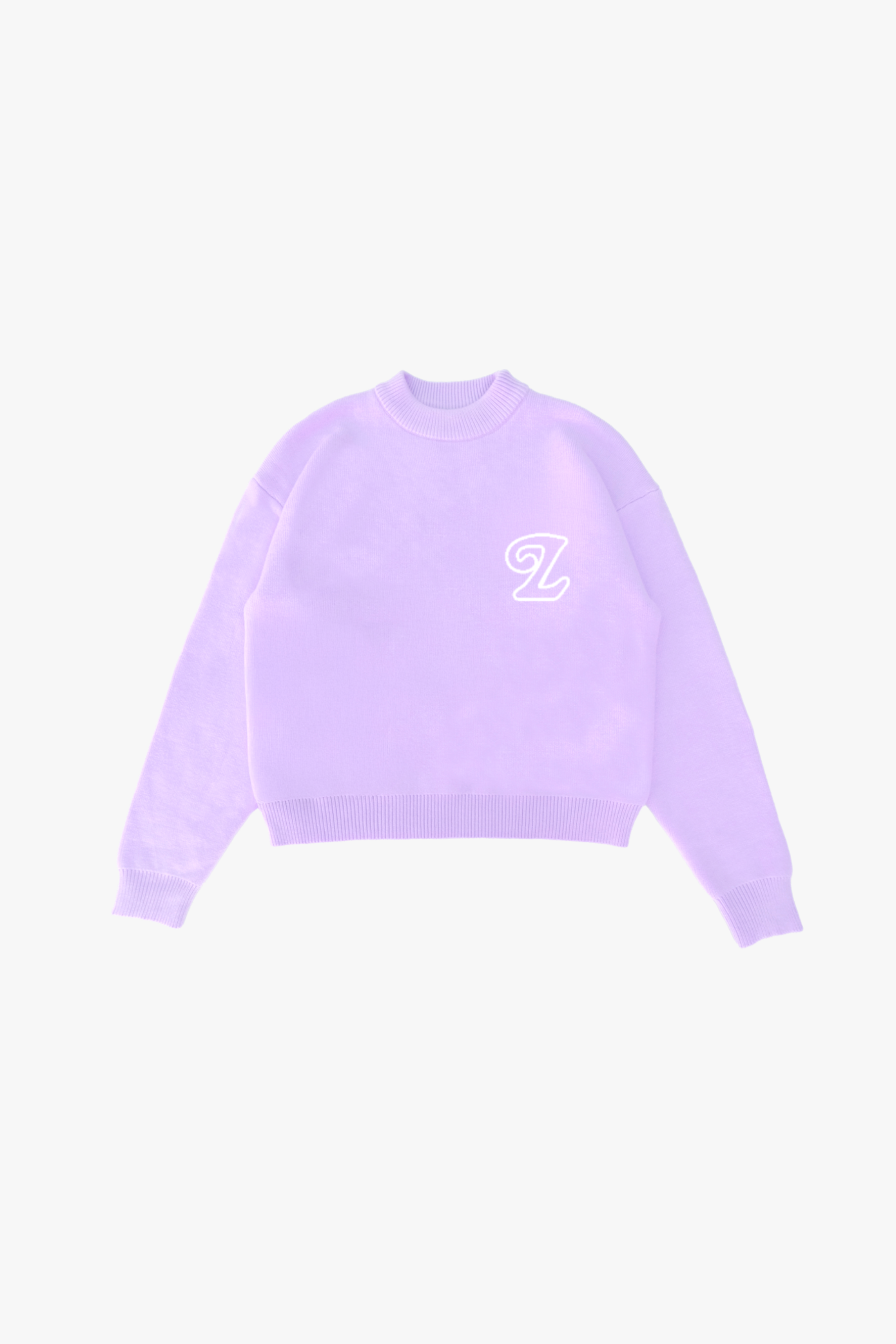 Signature Knit Sweater Lavendel