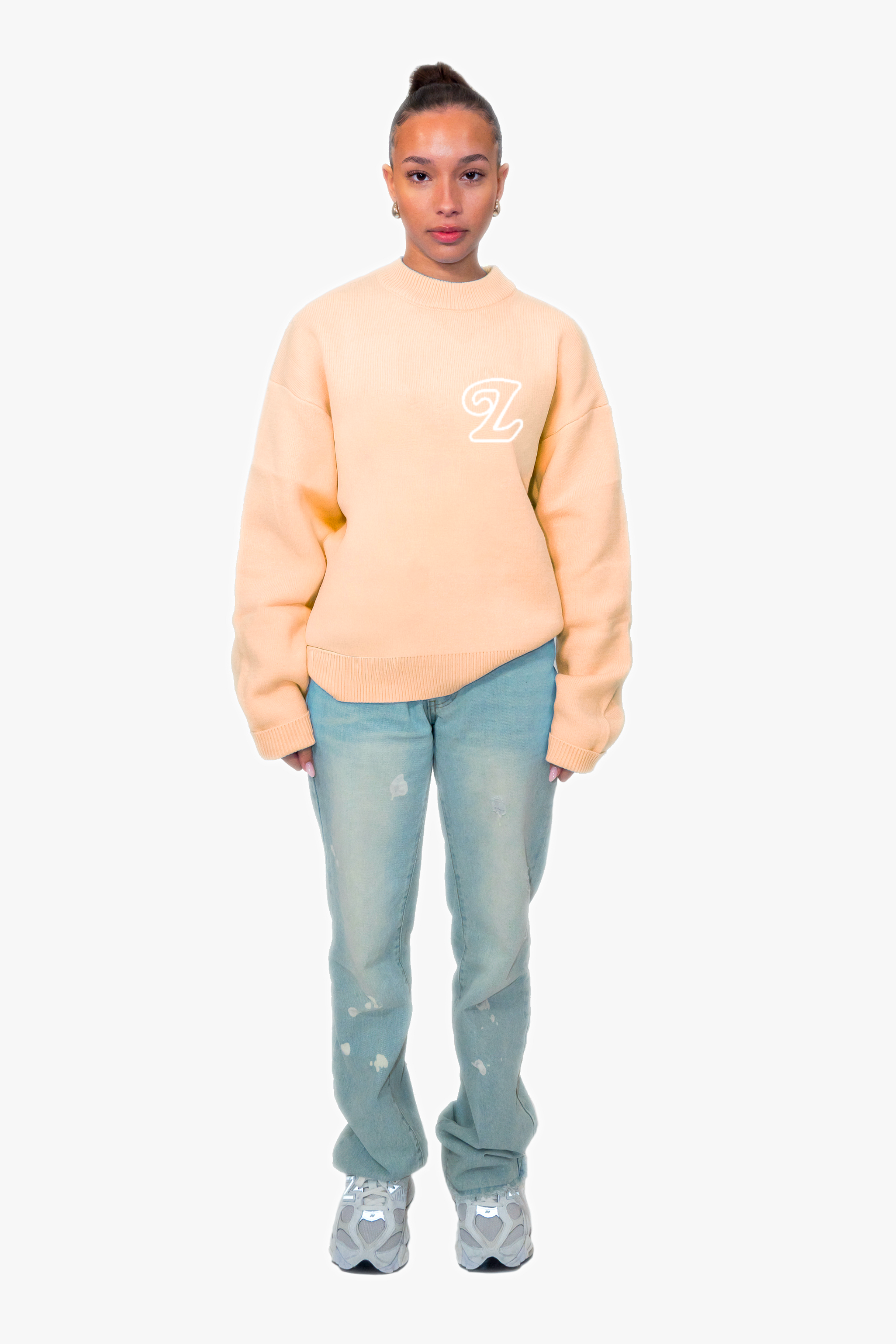 Signature Knit Sweater Orange