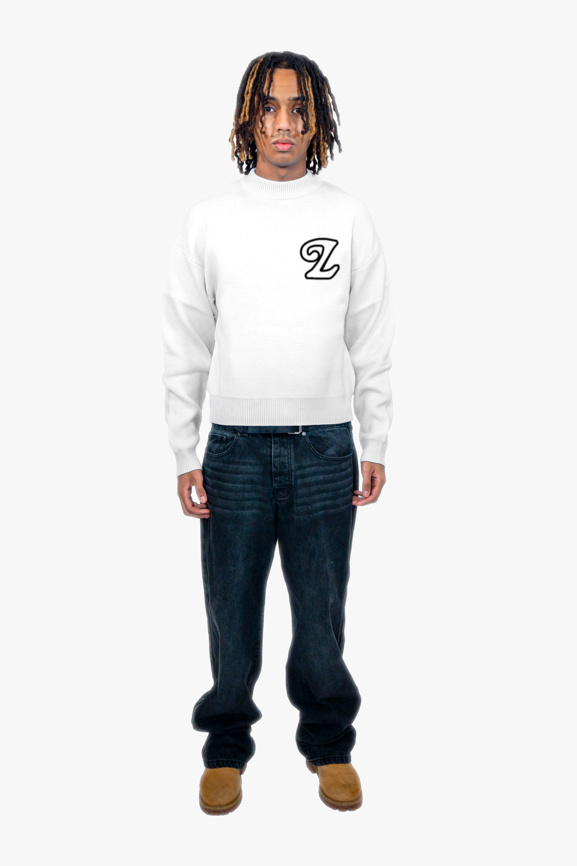 Signature Knit Sweater Snow White