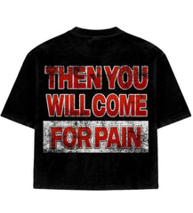 GLAZA GOD Flowers - Heavyweight Terry Oversized Tee- Black