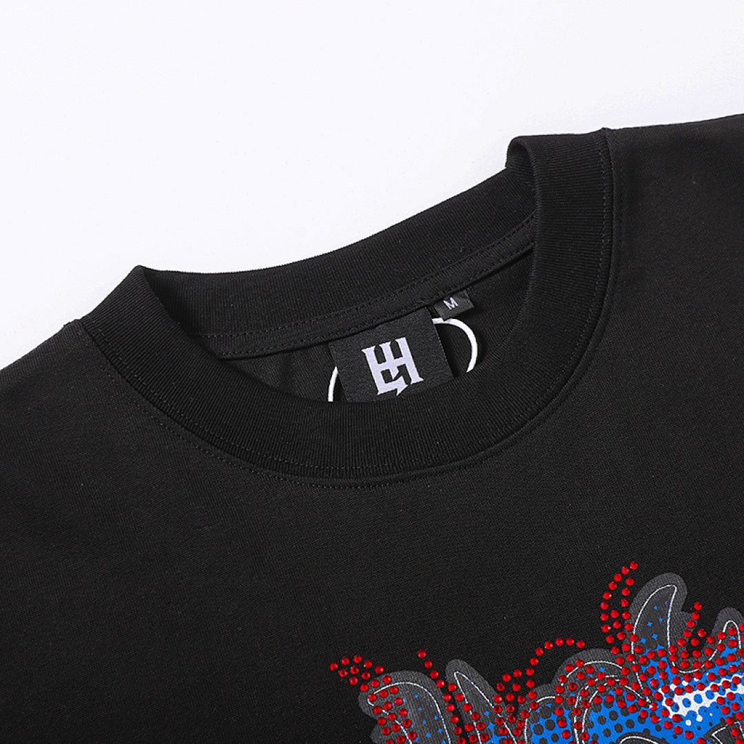 Life Hustlers Blue Phantom Vintage Graphic Streetwear Tee