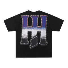 Life Hustlers Blue Phantom Vintage Graphic Streetwear Tee