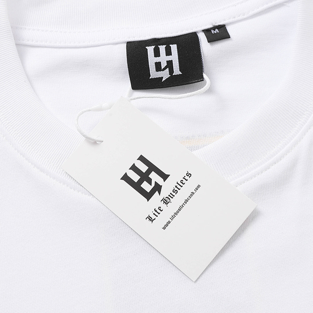 Life Hustlers Blue Guardian Vintage Graphic Oversized Tee