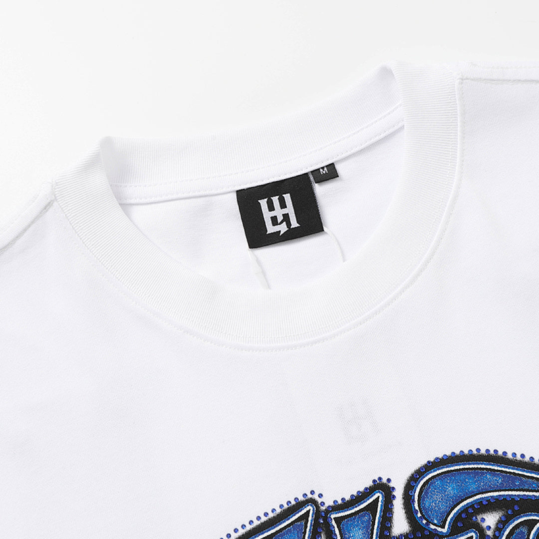 Life Hustlers Blue Angel Vintage Graphic Streetwear Tee