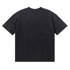 Majestik “City Graffiti” Skyline Vintage Tee（Black）