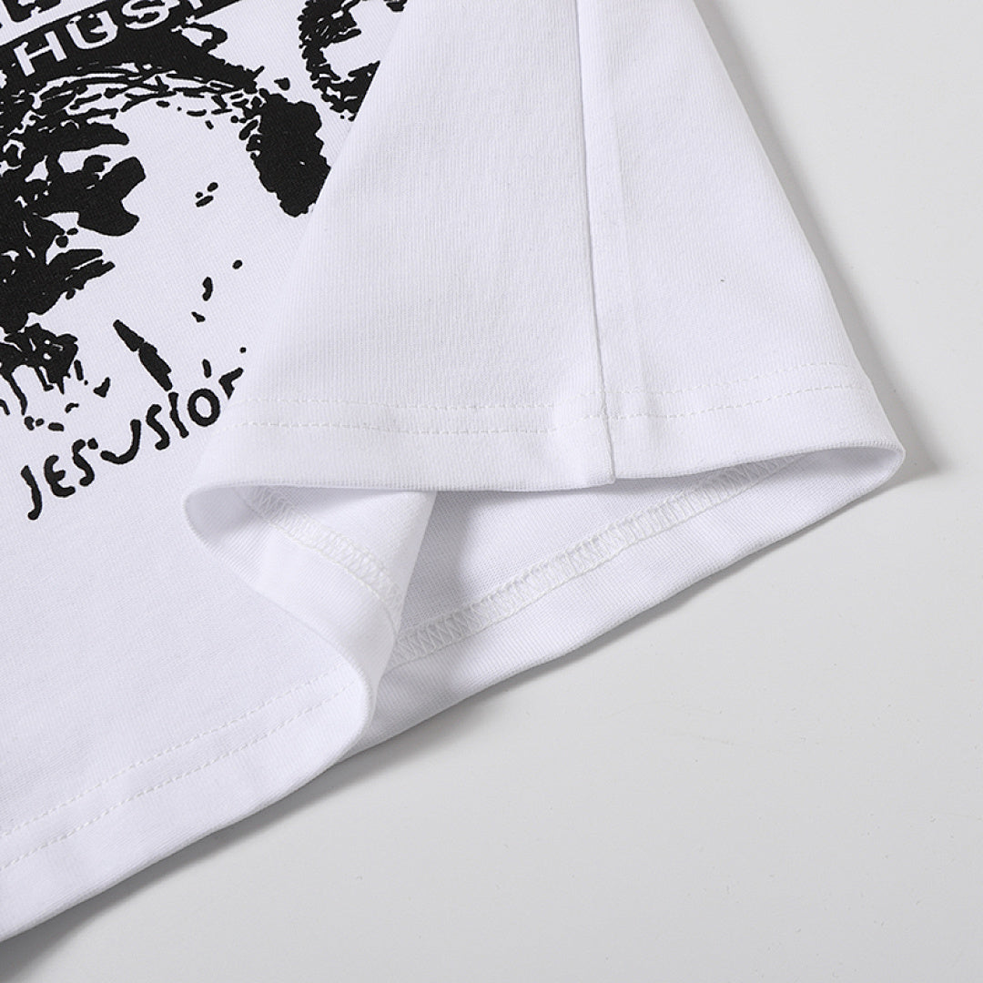 Life Hustlers Jesus King Vintage Religious Graphic Tee