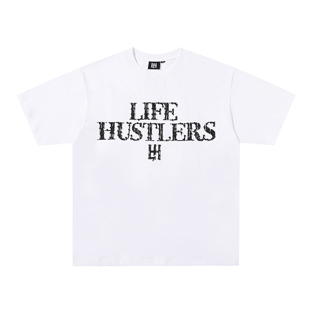 Life Hustlers Classic Logo Vintage Streetwear Tee