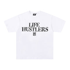 Life Hustlers Classic Logo Vintage Streetwear Tee