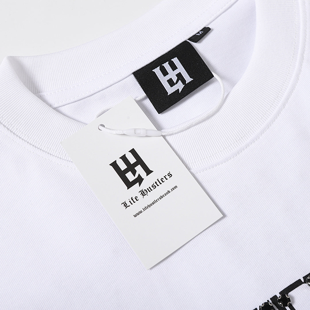 Life Hustlers Classic Logo Vintage Streetwear Tee