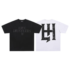 Life Hustlers Classic Logo Vintage Streetwear Tee