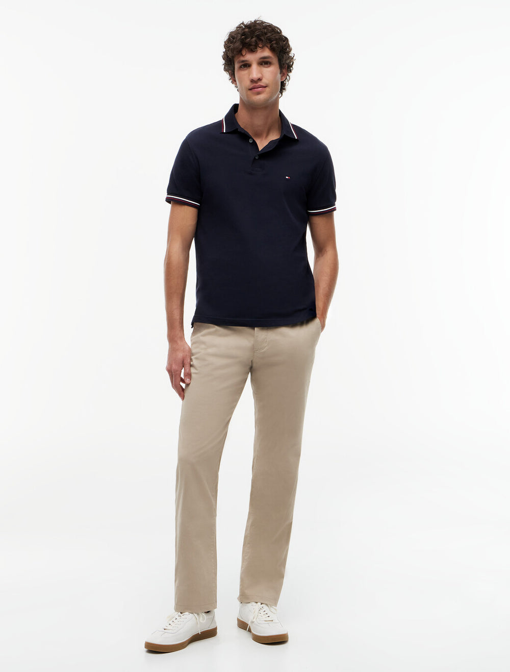 Tipped Slim Polo
