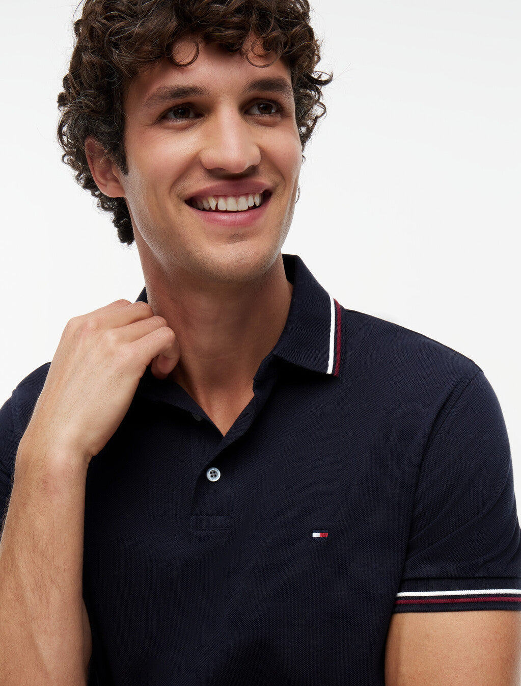 Tipped Slim Polo