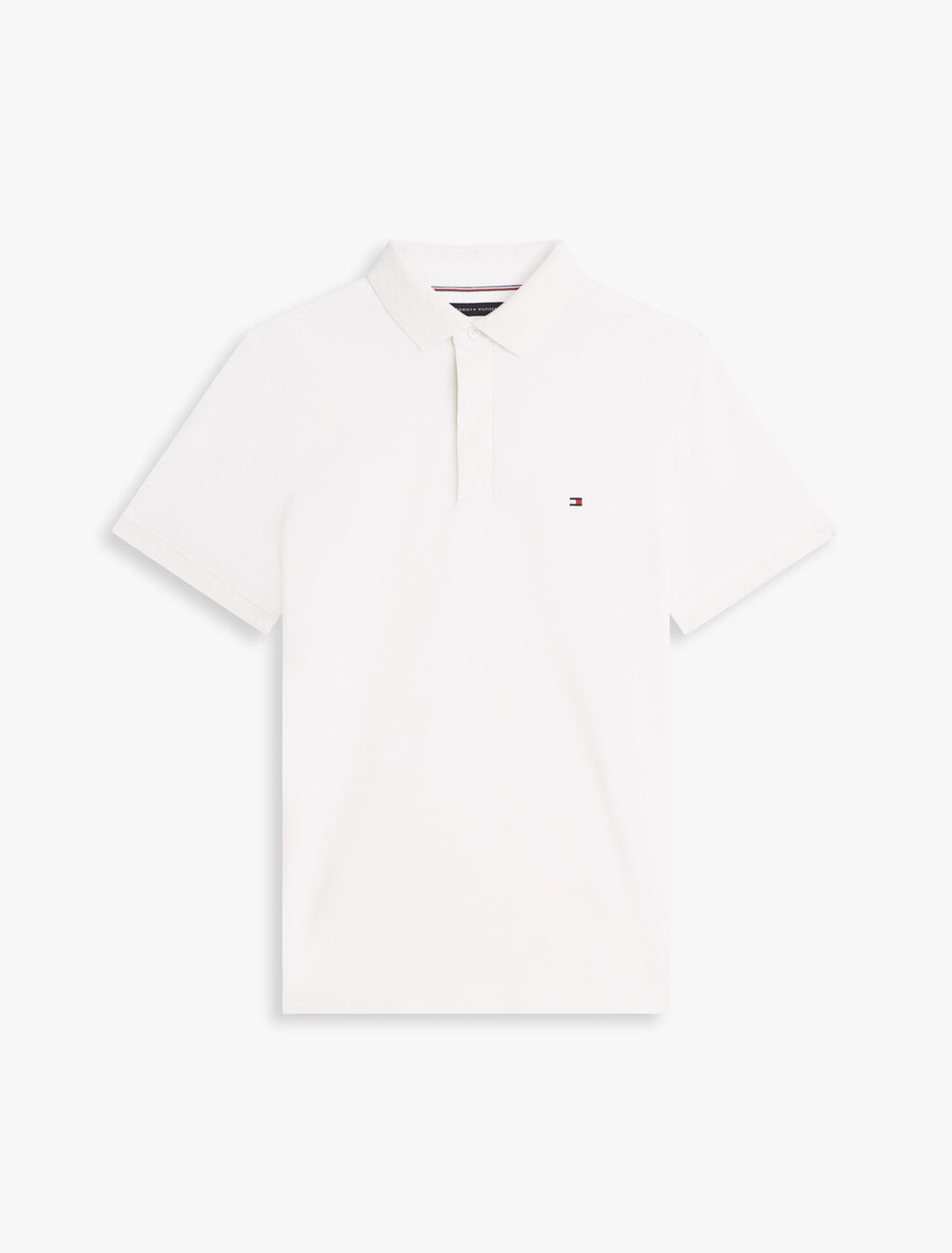 Regular Pique Jacquard Collar Polo Shirt