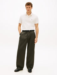 Regular Pique Jacquard Collar Polo Shirt