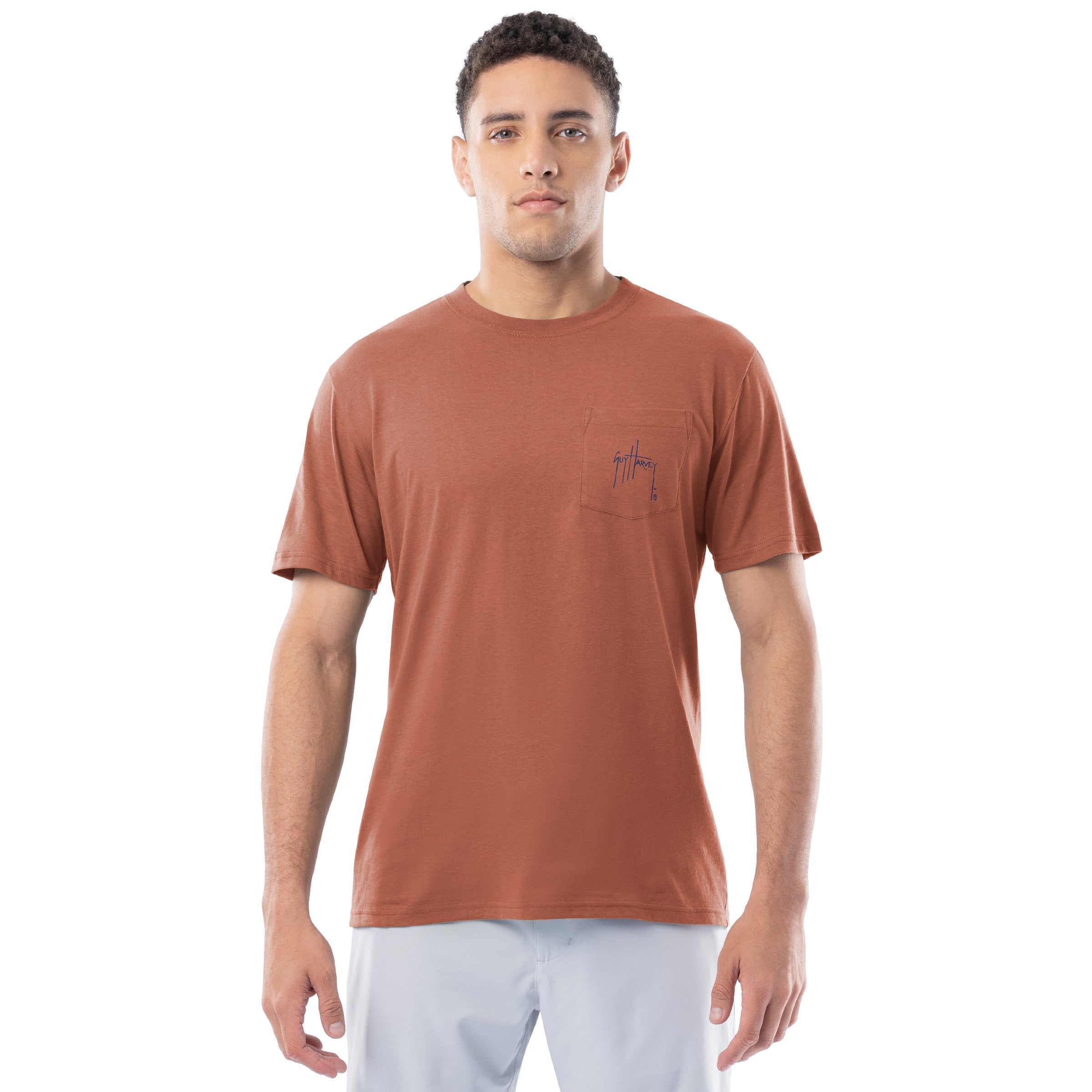 Lightweight Pocket Tee - Redfish Tailing