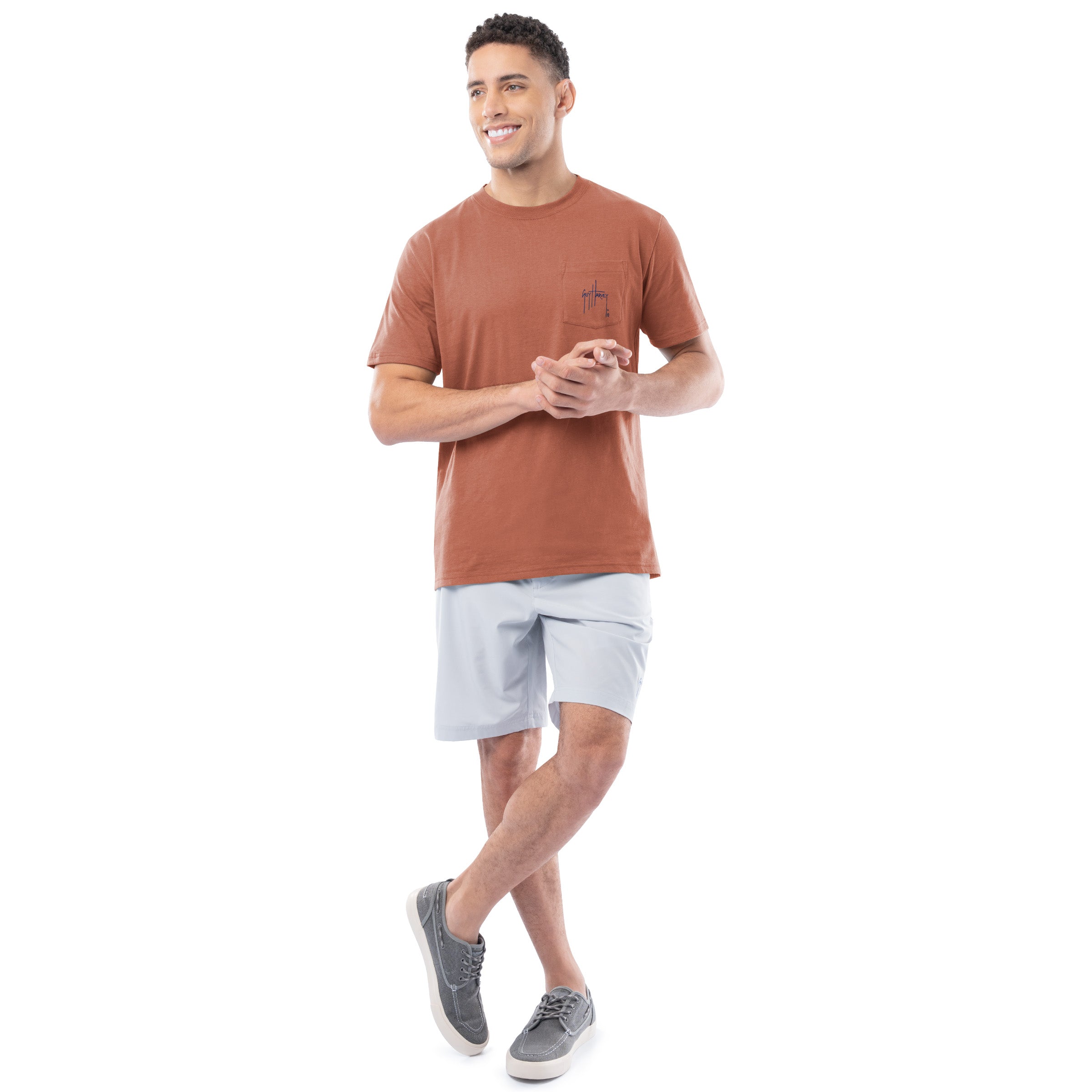 Lightweight Pocket Tee - Redfish Tailing