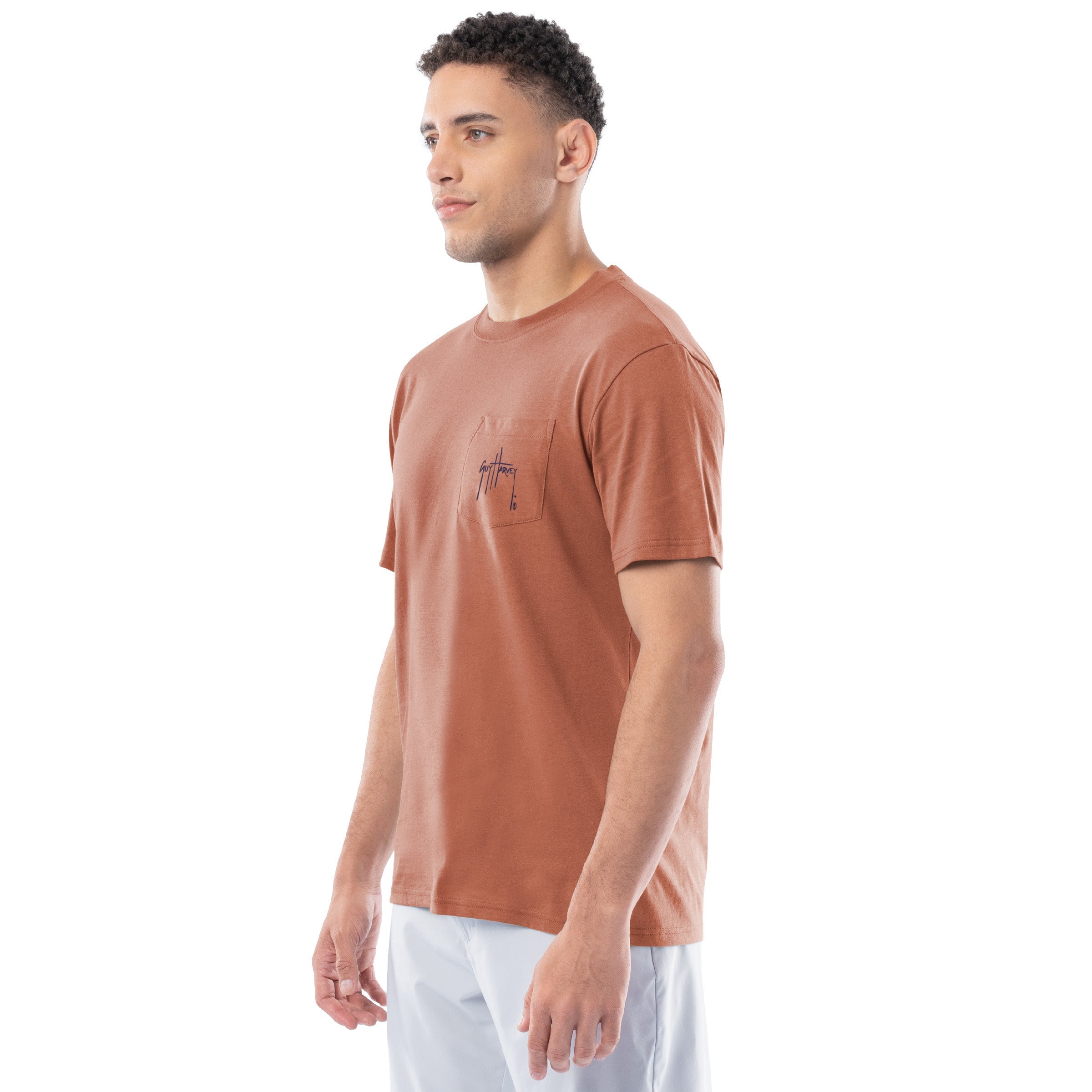Lightweight Pocket Tee - Redfish Tailing