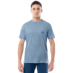 Lightweight Pocket Tee - Open Ocean