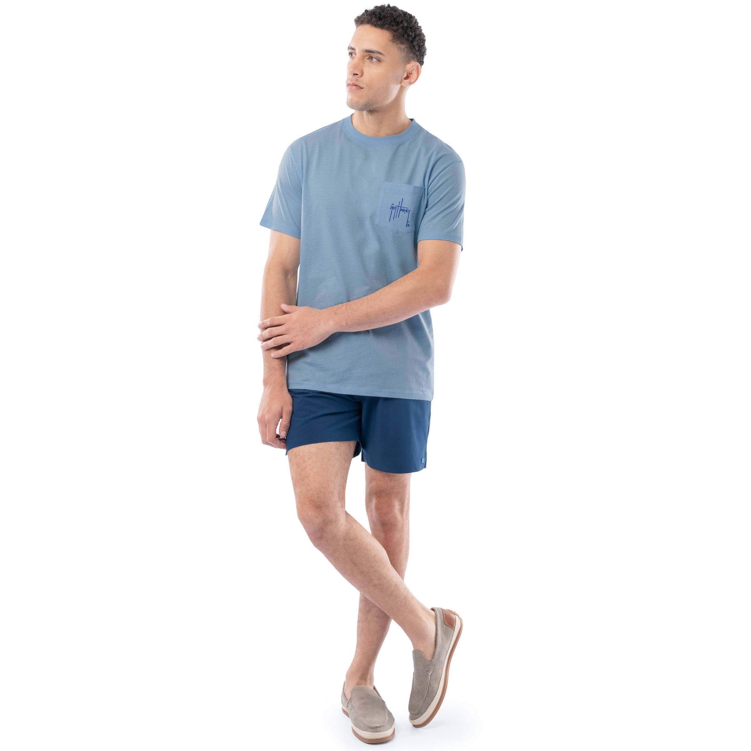 Lightweight Pocket Tee - Open Ocean