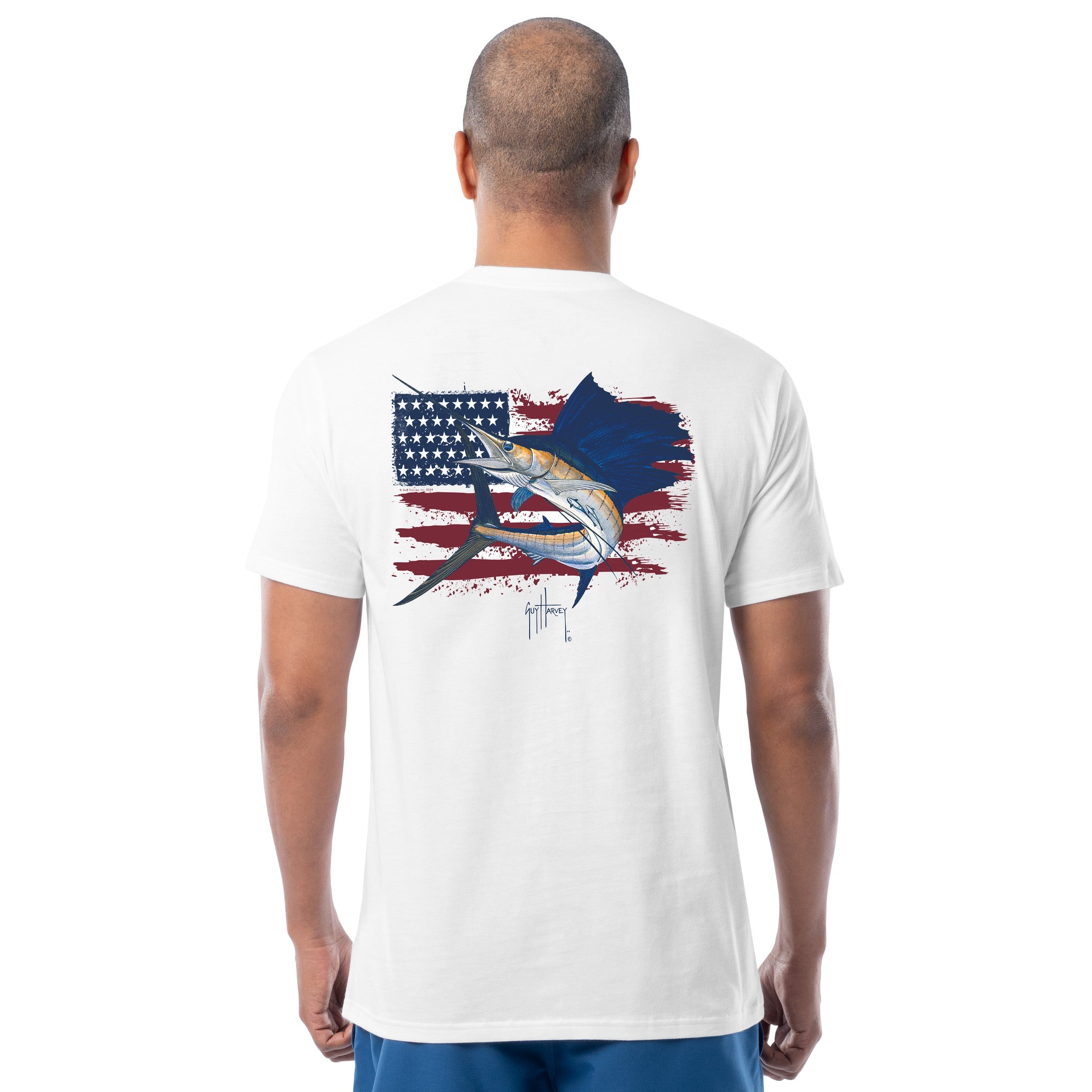 Lightweight Pocket Tee - Sail USA