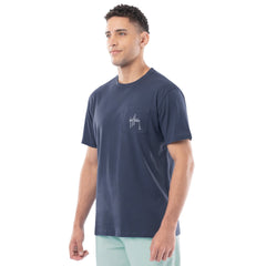 Lightweight Pocket Tee - Sketchy Blue