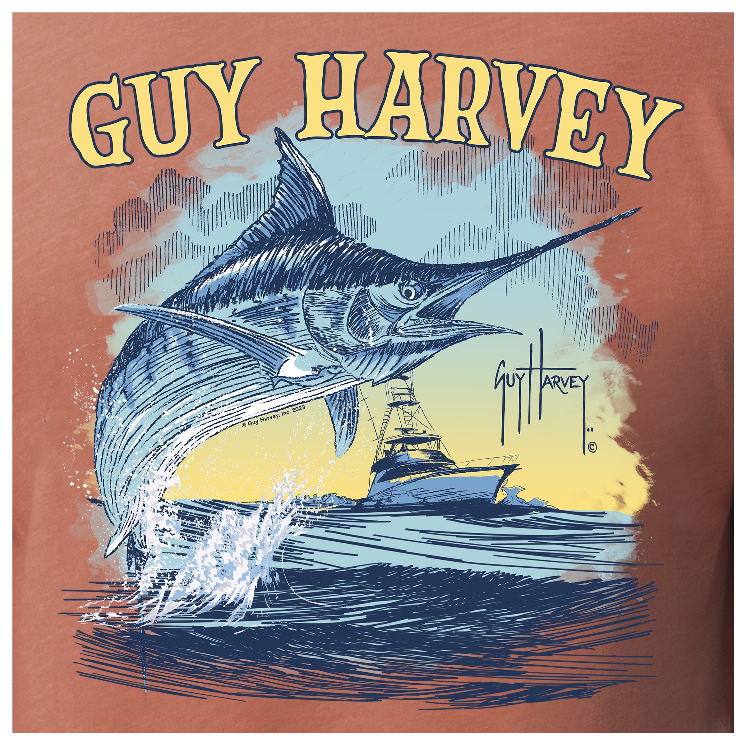 Lightweight Tee - Sketchy Blue