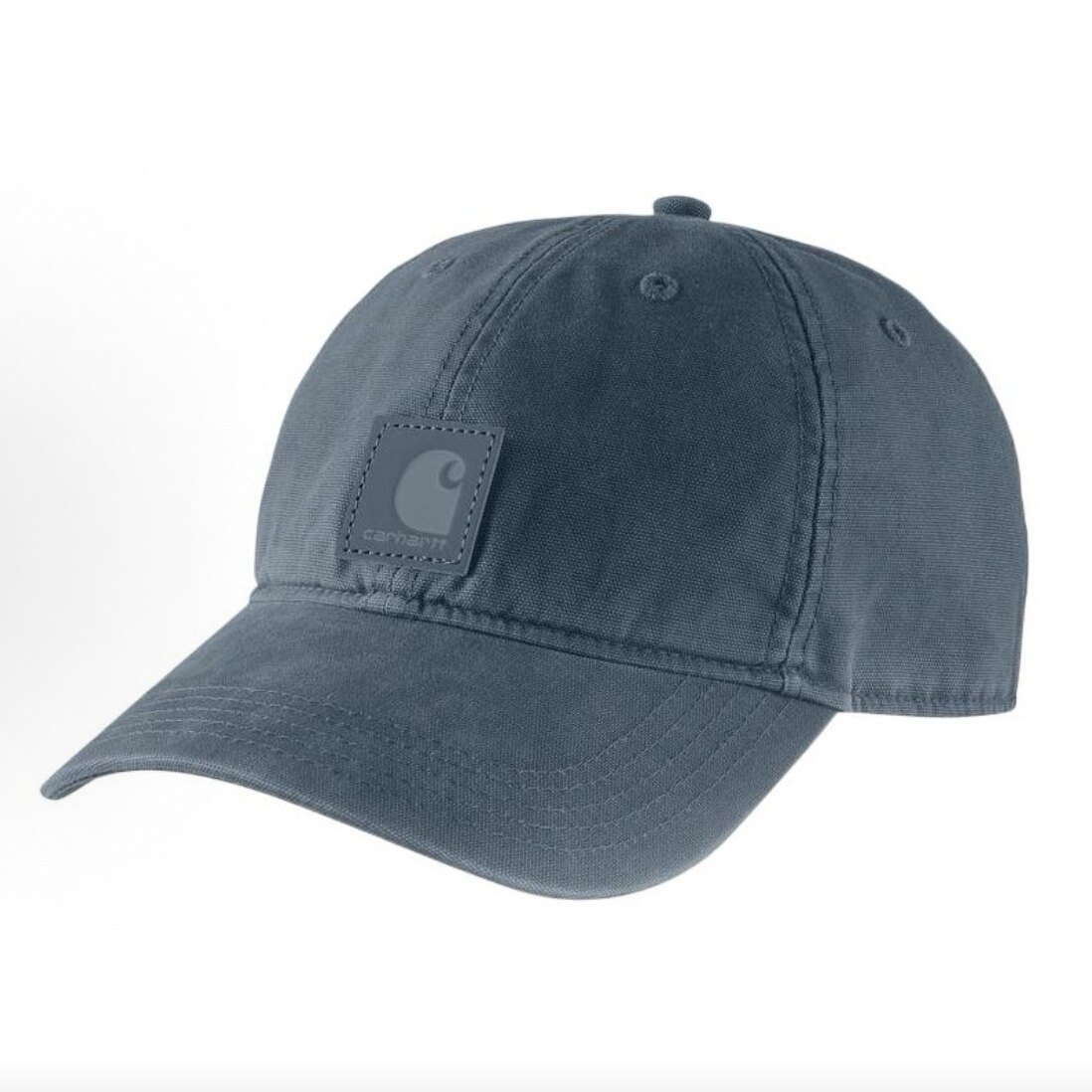 Carhartt washed and distressed American baseball cap---Black