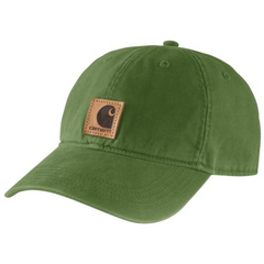 Carhartt washed and distressed American baseball cap---Carbon Gray