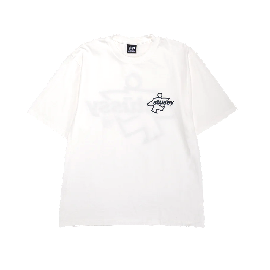Stussy Surf Size Pigment Dyed Tee - White