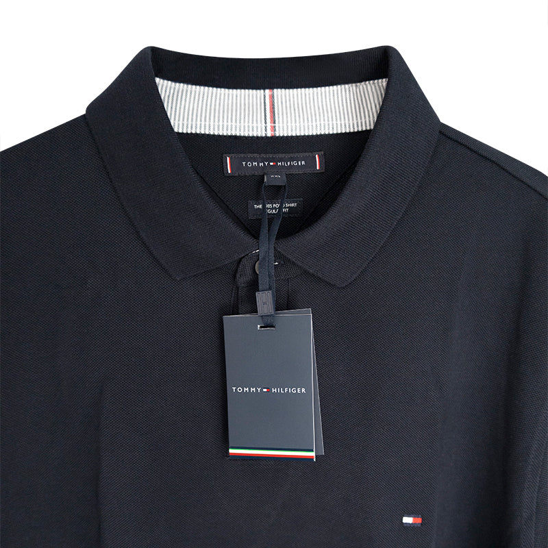 Tommy Hilfiger Polo Shirt The 1985 Regular Fit Black Men's